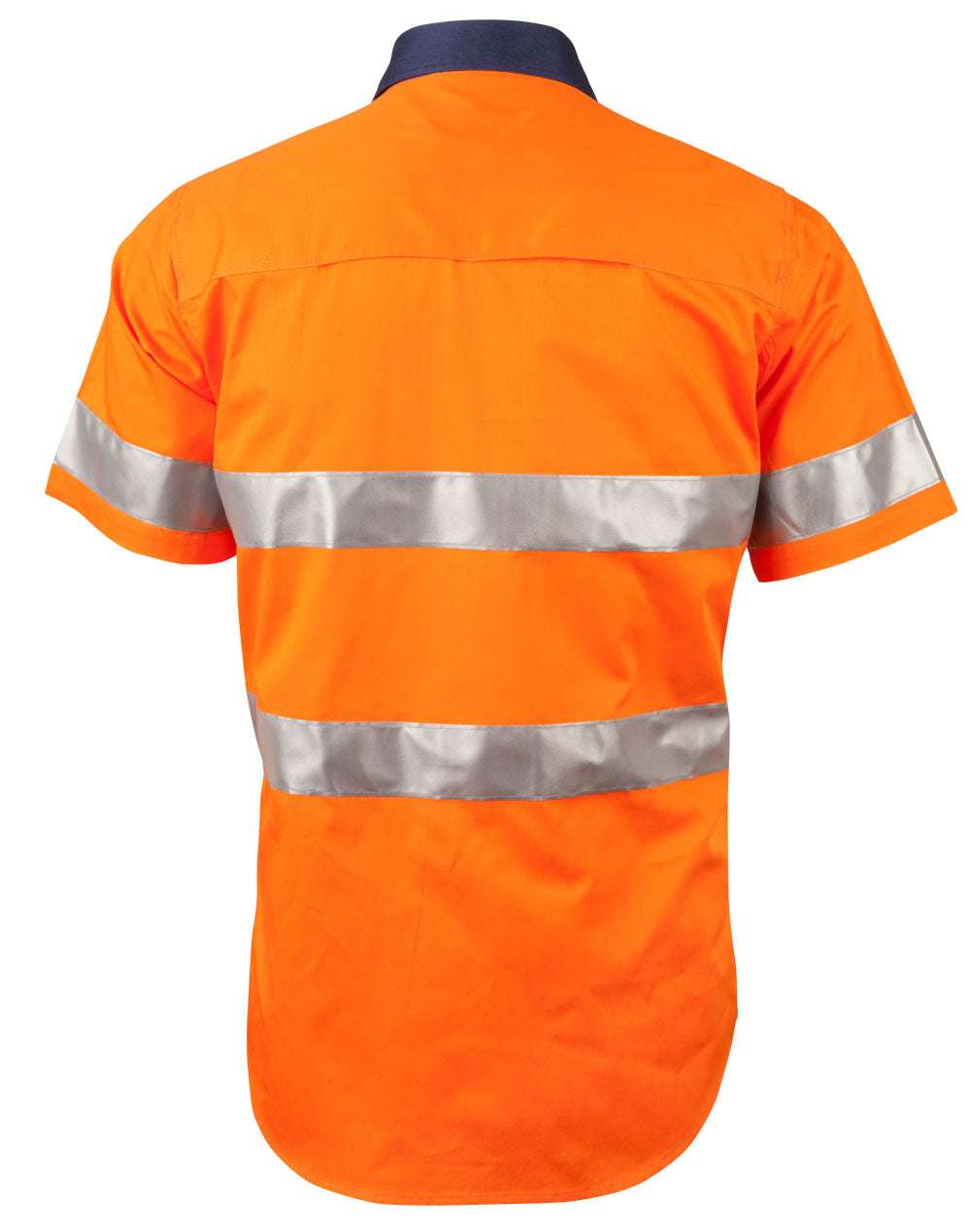 [SW59] Men's Hi-Vis Cool Breeze Safety S/S Shirt (3M Tape)