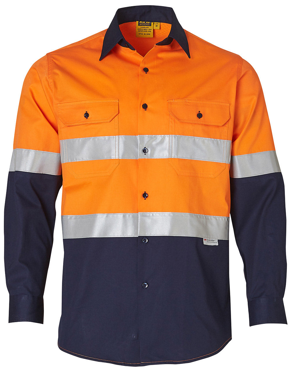 [SW60] Hi-Vs cotton drill shirt  3M tape
