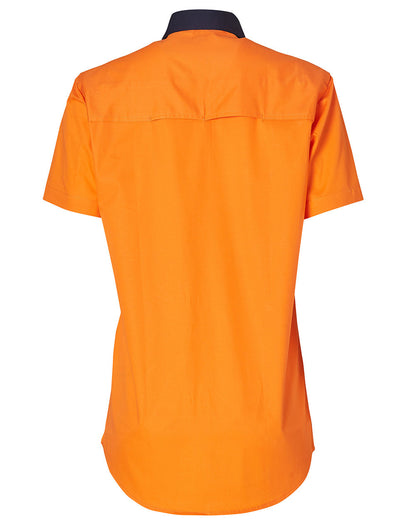 [SW63] Ladies' Hi-Vis S/S Safety Shirt