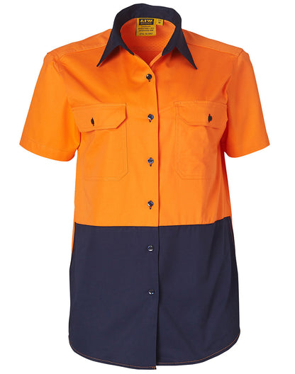 [SW63] Ladies' Hi-Vis S/S Safety Shirt