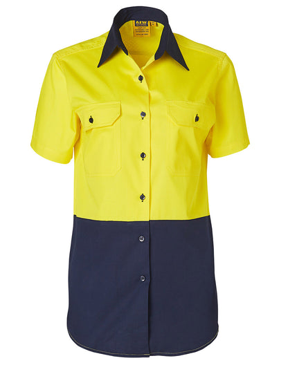 [SW63] Ladies' Hi-Vis S/S Safety Shirt