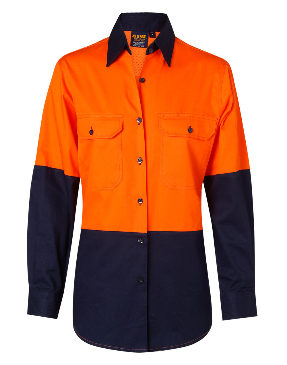 [SW64] Ladies' Hi-Vis L/S Safety Shirt