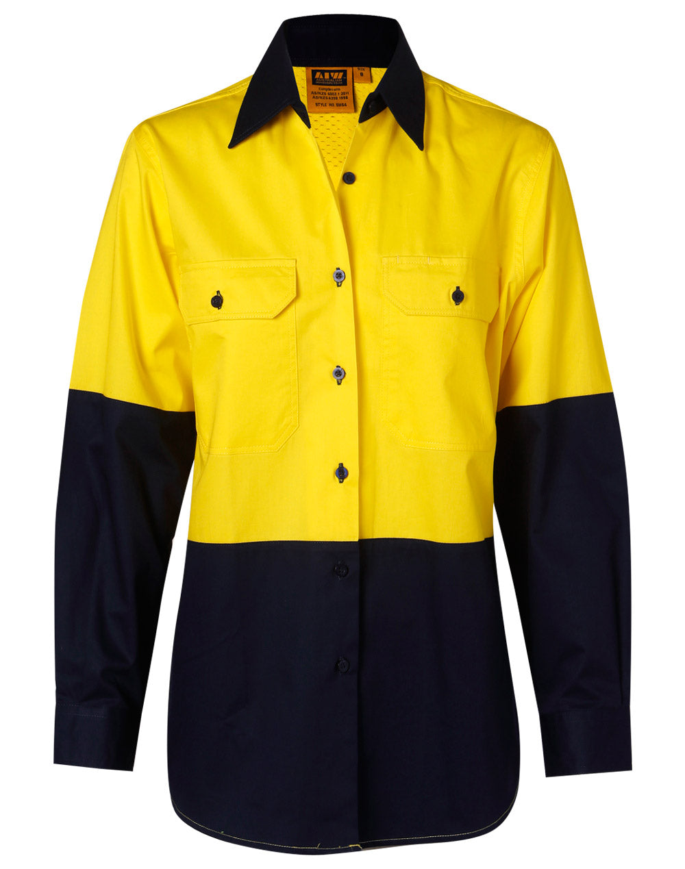 [SW64] Ladies' Hi-Vis L/S Safety Shirt