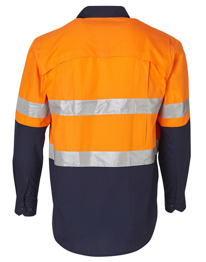 [SW69] Hi-Vis Cotton Rip-Stop L/S Shirt 3M Tape