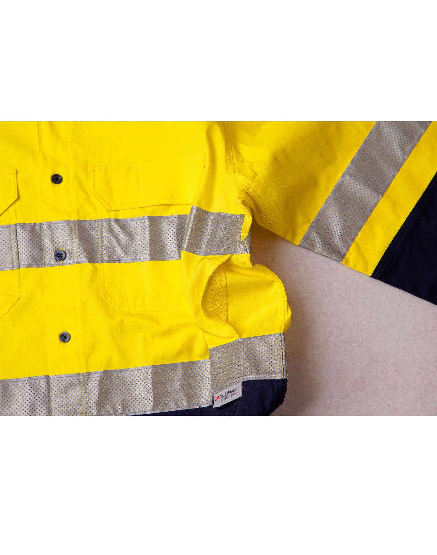 [SW69] Hi-Vis Cotton Rip-Stop L/S Shirt 3M Tape