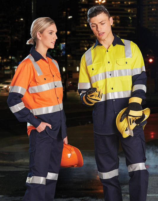 [SW70] Biomotion Two Tone Safety Shirt With X Tape