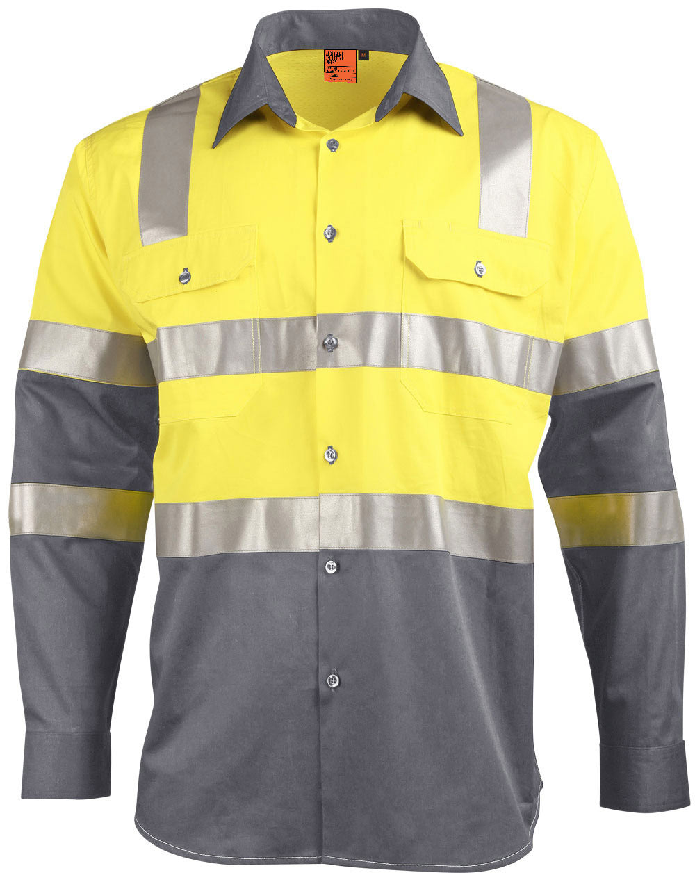 [SW70] Biomotion Two Tone Safety Shirt With X Tape