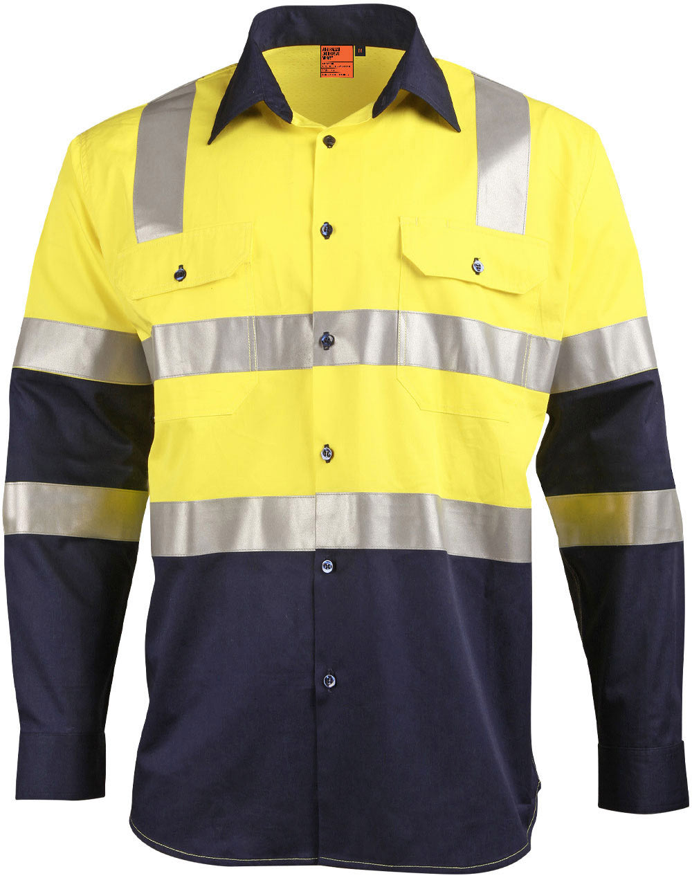 [SW70] Biomotion Two Tone Safety Shirt With X Tape