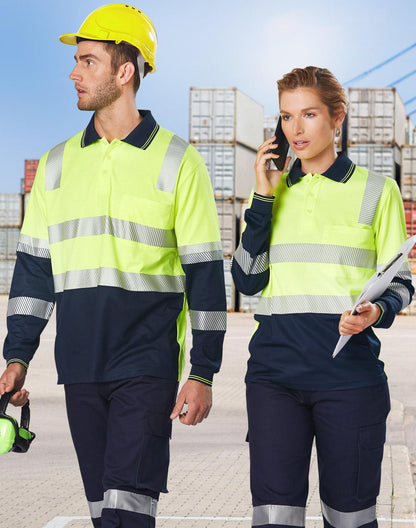 [SW74] Biomotion Segmented Truedry L/S Safety Polo