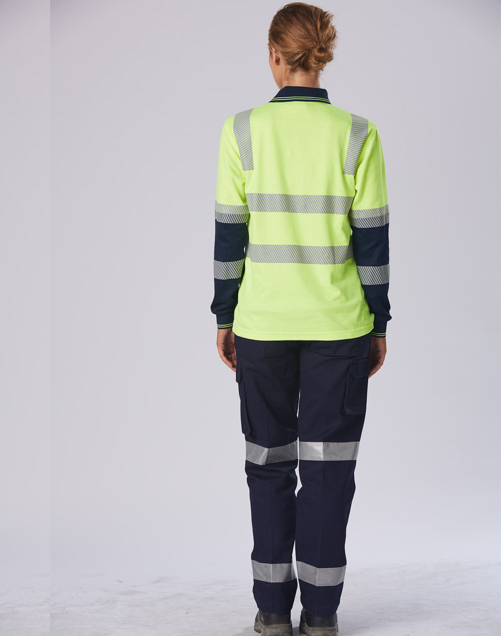 [SW74] Biomotion Segmented Truedry L/S Safety Polo