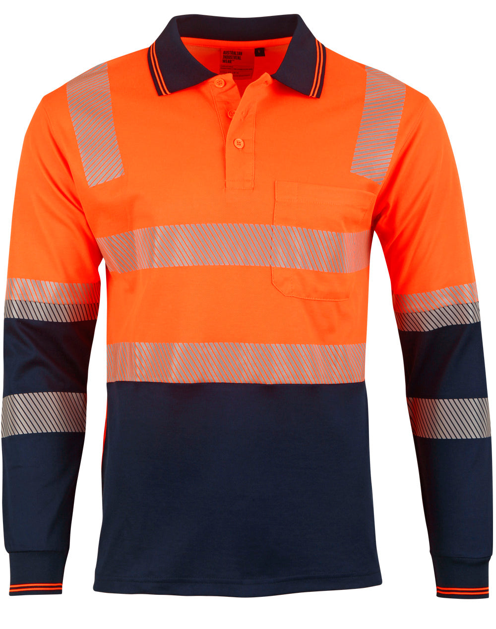 [SW74] Biomotion Segmented Truedry L/S Safety Polo