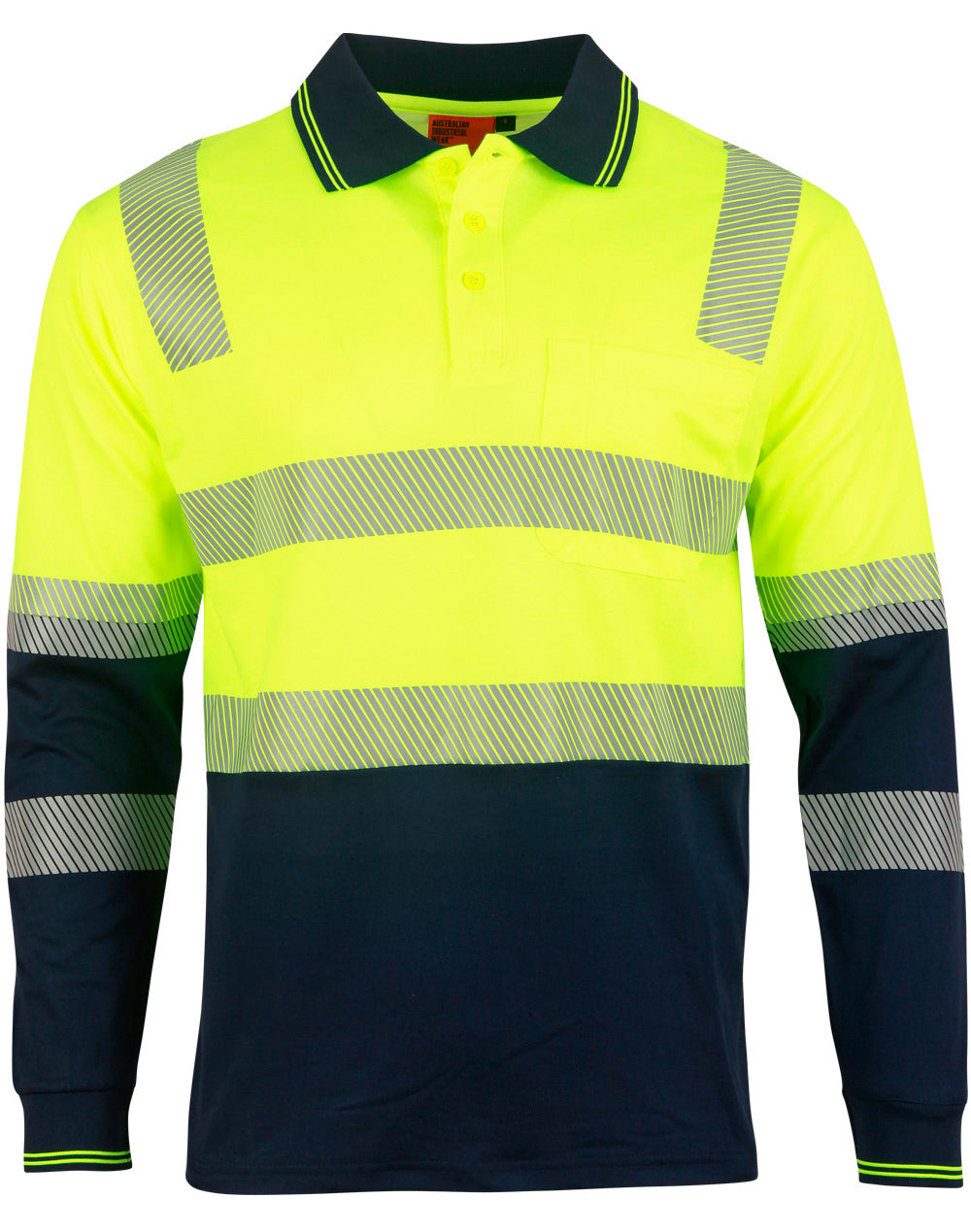 [SW74] Biomotion Segmented Truedry L/S Safety Polo