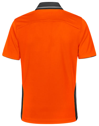 [SW79] Hi-Vis Bamboo Charcoal Vented S/S Polo