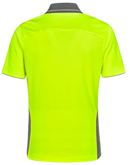 [SW79] Hi-Vis Bamboo Charcoal Vented S/S Polo