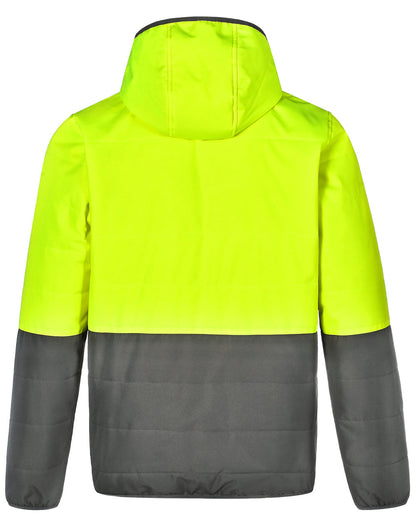 [SW80] Hi-Vis Quilted Two Tone Safety Jacket