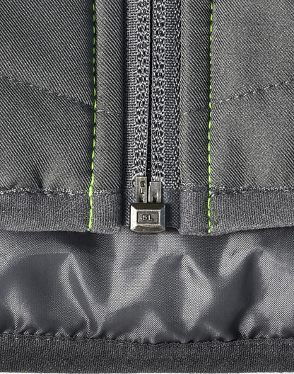 [SW80] Hi-Vis Quilted Two Tone Safety Jacket