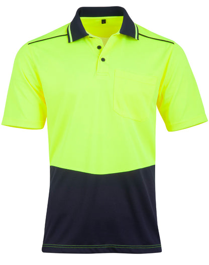 [SW81] Unisex Hi-Vis Bamboo Charcoal S/S Polo