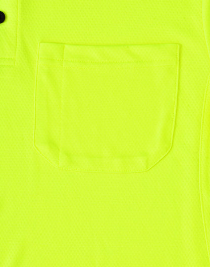 [SW81] Unisex Hi-Vis Bamboo Charcoal S/S Polo