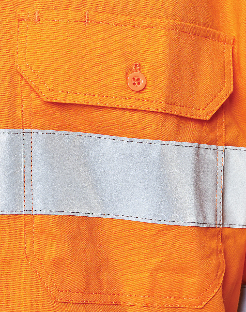 [SW82] Hi-Vis Cool-Breeze Safety L/S Shirt (Generic Tape)