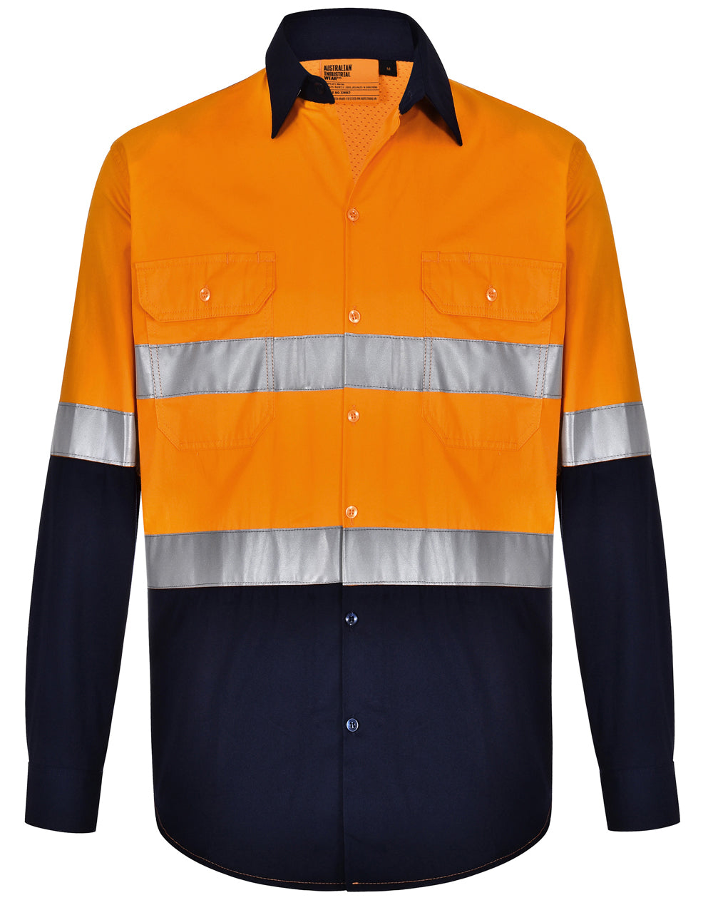 [SW82] Hi-Vis Cool-Breeze Safety L/S Shirt (Generic Tape)