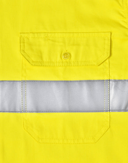 [SW82] Hi-Vis Cool-Breeze Safety L/S Shirt (Generic Tape)