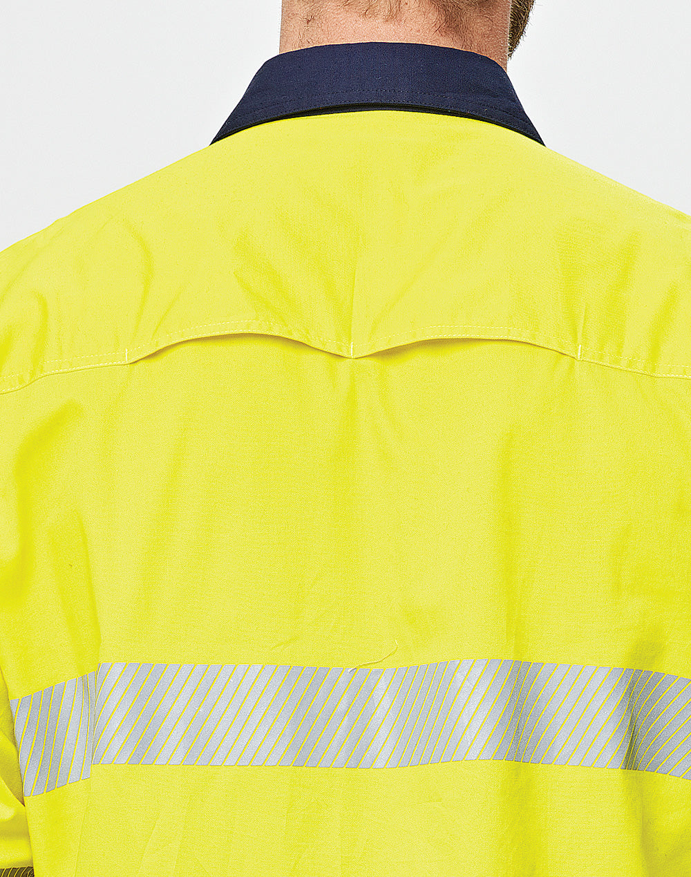 [SW83] Hi-Vis Cool-Breeze Safety L/S Shirt (Segmented Tape)