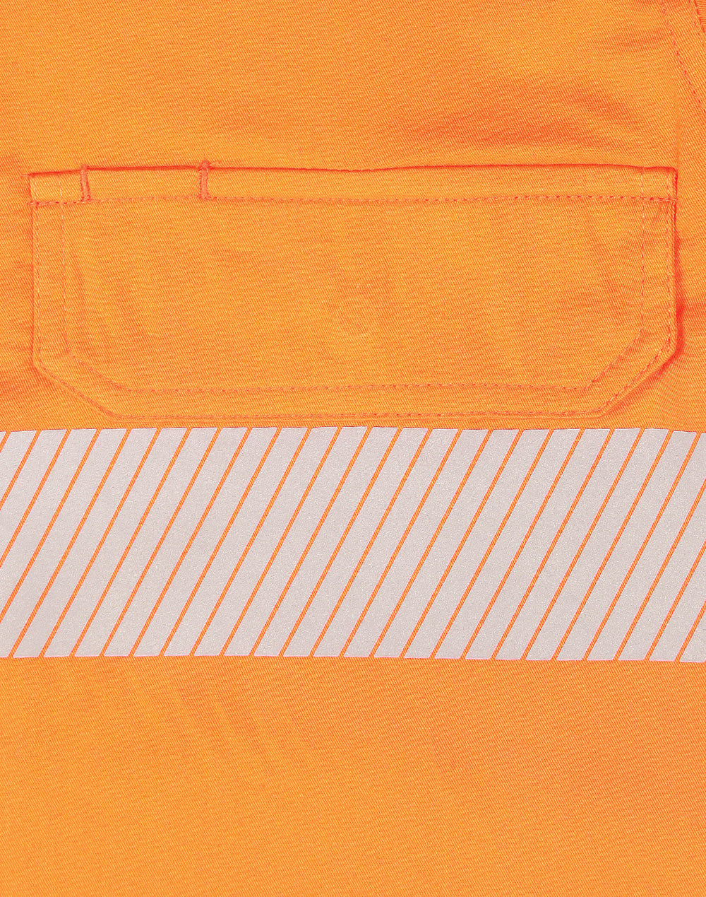 [SW83] Hi-Vis Cool-Breeze Safety L/S Shirt (Segmented Tape)