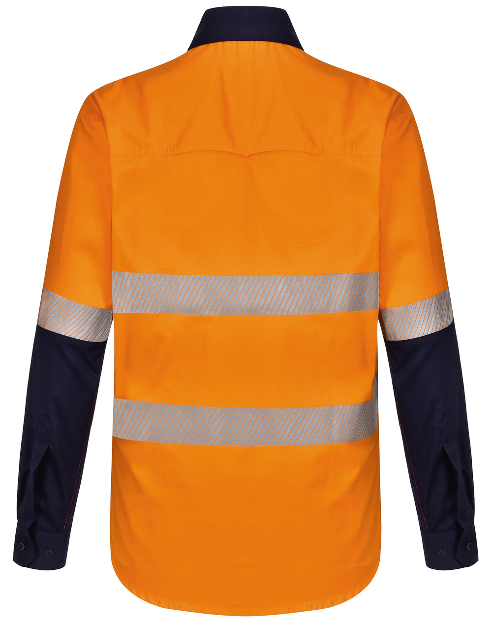 [SW83] Hi-Vis Cool-Breeze Safety L/S Shirt (Segmented Tape)