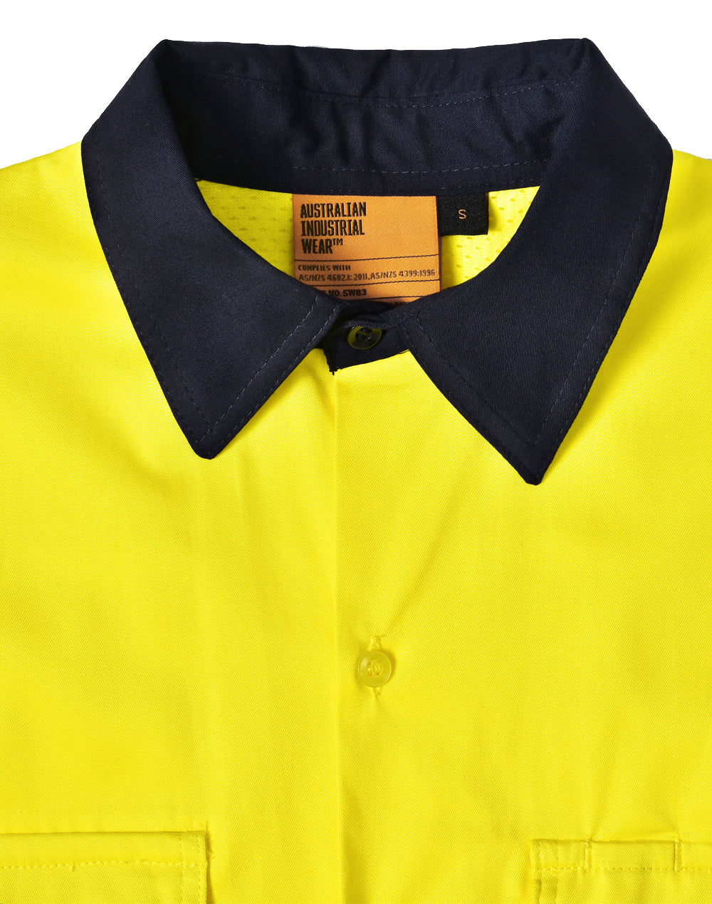 [SW83] Hi-Vis Cool-Breeze Safety L/S Shirt (Segmented Tape)