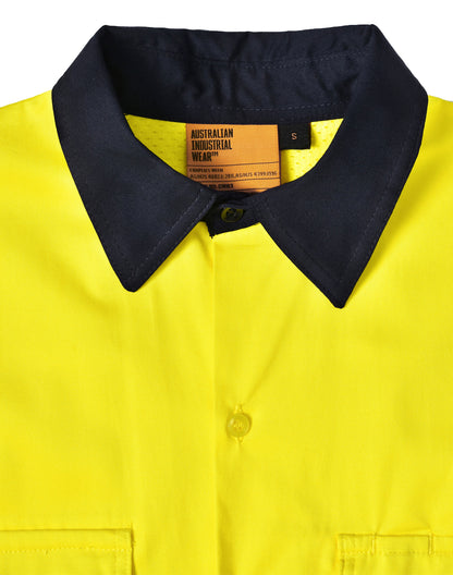 [SW83] Hi-Vis Cool-Breeze Safety L/S Shirt (Segmented Tape)