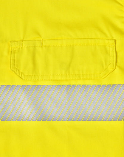 [SW83] Hi-Vis Cool-Breeze Safety L/S Shirt (Segmented Tape)