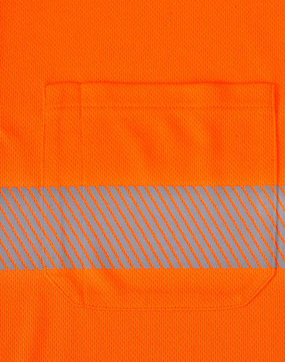 [SW85] Unisex Cooldry Segmented Safety S/S Polo