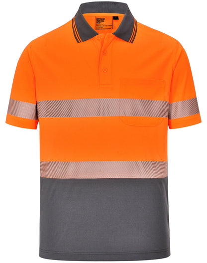 [SW85] Unisex Cooldry Segmented Safety S/S Polo