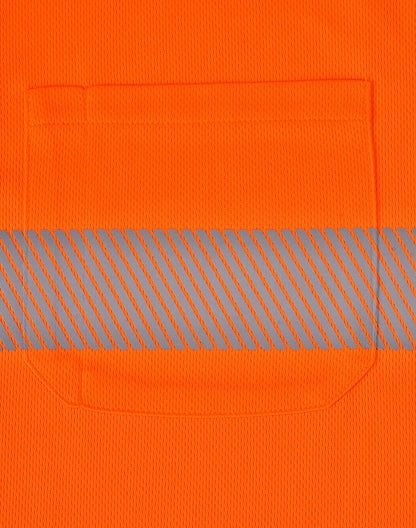 [SW85] Unisex Cooldry Segmented Safety S/S Polo