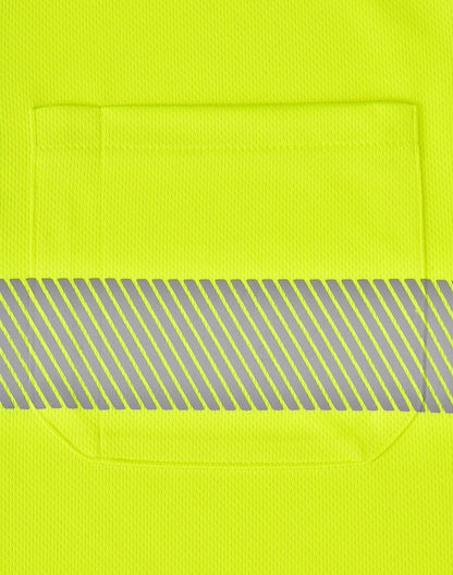 [SW85] Unisex Cooldry Segmented Safety S/S Polo