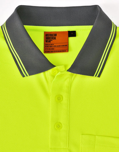 [SW85] Unisex Cooldry Segmented Safety S/S Polo