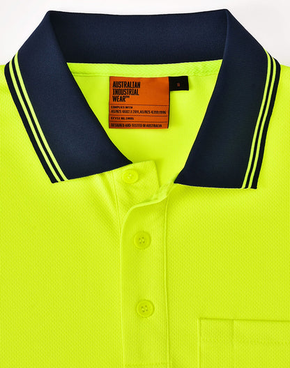 [SW85] Unisex Cooldry Segmented Safety S/S Polo