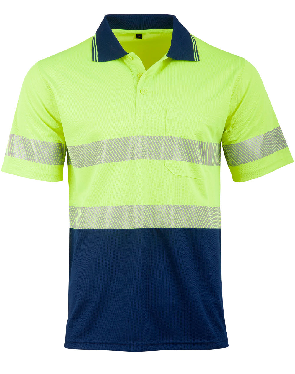 [SW85] Unisex Cooldry Segmented Safety S/S Polo