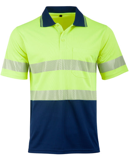 [SW85] Unisex Cooldry Segmented Safety S/S Polo