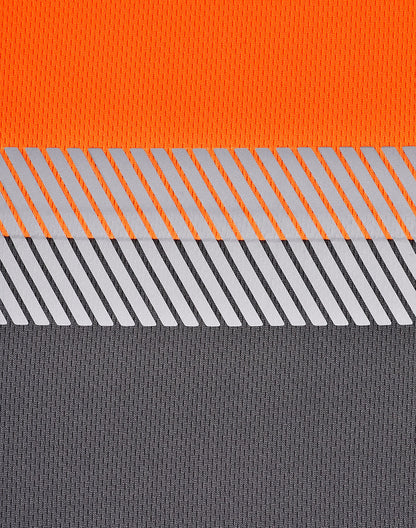 [SW86] Unisex Cooldry Segmented Safety L/S Polo