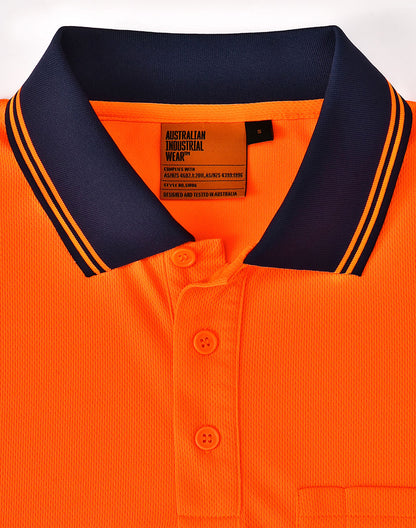 [SW86] Unisex Cooldry Segmented Safety L/S Polo