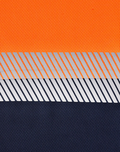 [SW86] Unisex Cooldry Segmented Safety L/S Polo