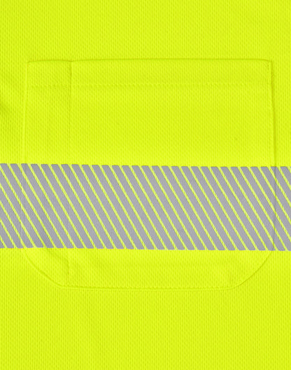 [SW86] Unisex Cooldry Segmented Safety L/S Polo