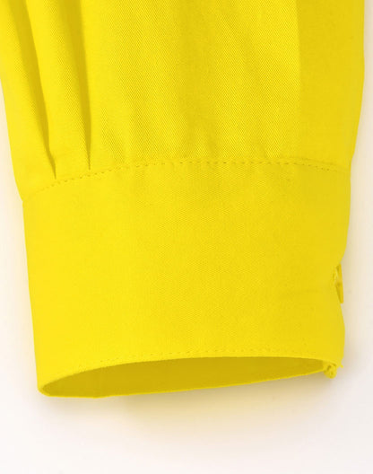 [SW87] Hi Vis Cool-Breeze Closed Front L/S Shirt (Perforated Tape)