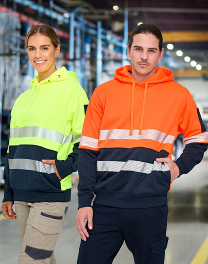 [SW88] Hi-Vis Two Tone Safety Hoodie With Segmented Tapes