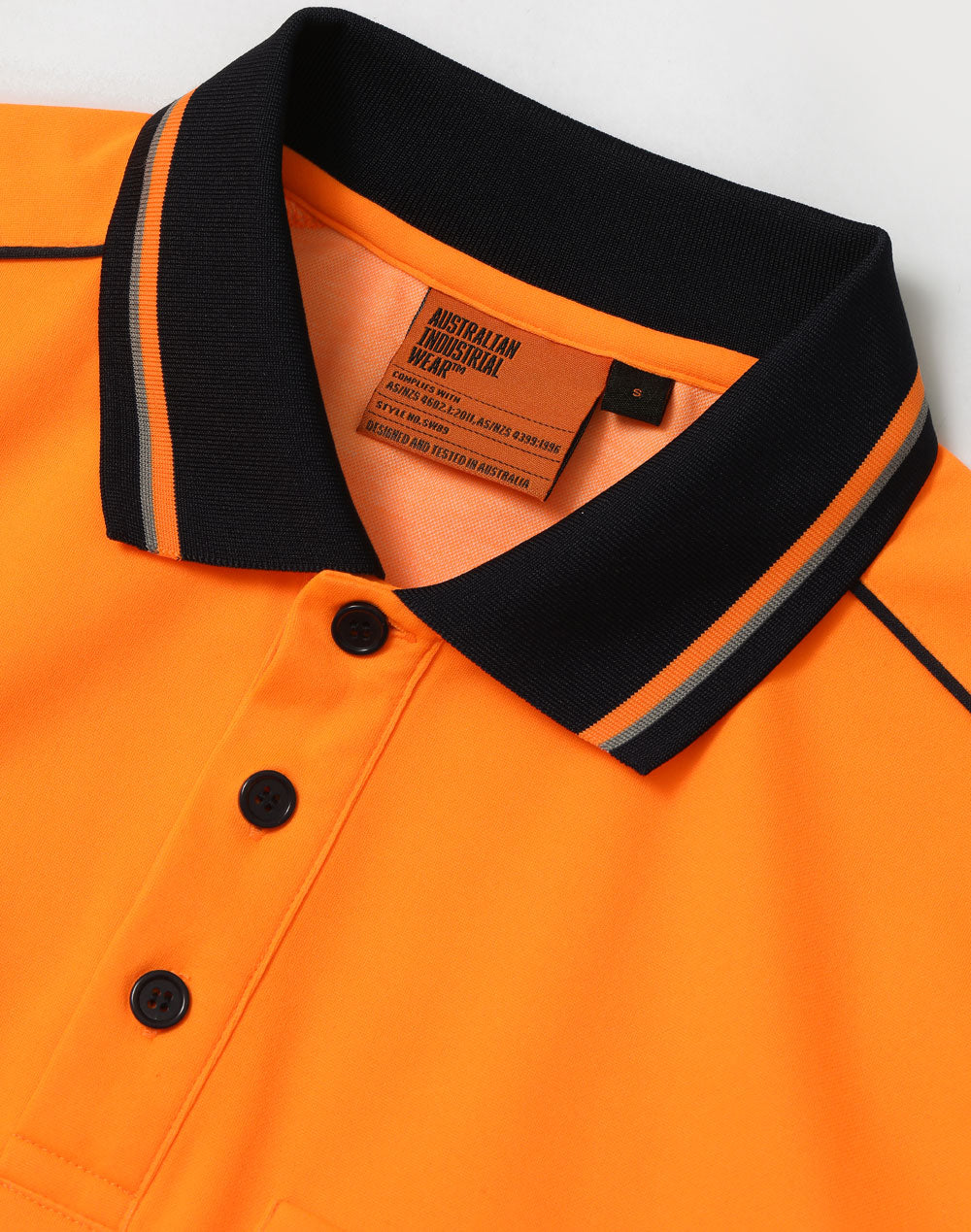 [SW89] Hi-Vis Sustainable Cool-Breeze Truedry Safety S/S Polo
