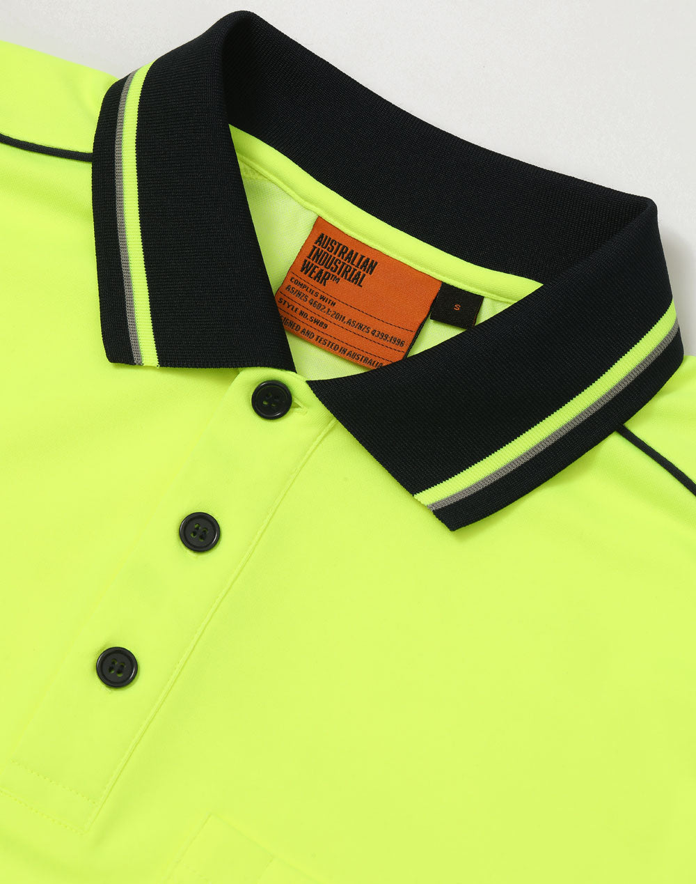[SW89] Hi-Vis Sustainable Cool-Breeze Truedry Safety S/S Polo