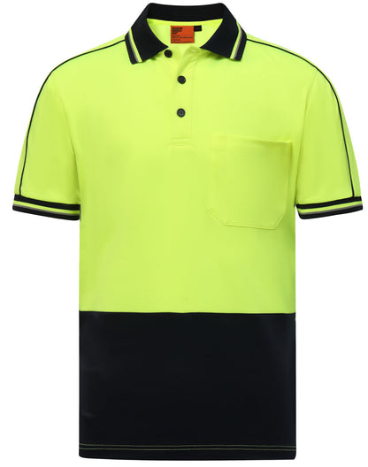 [SW89] Hi-Vis Sustainable Cool-Breeze Truedry Safety S/S Polo