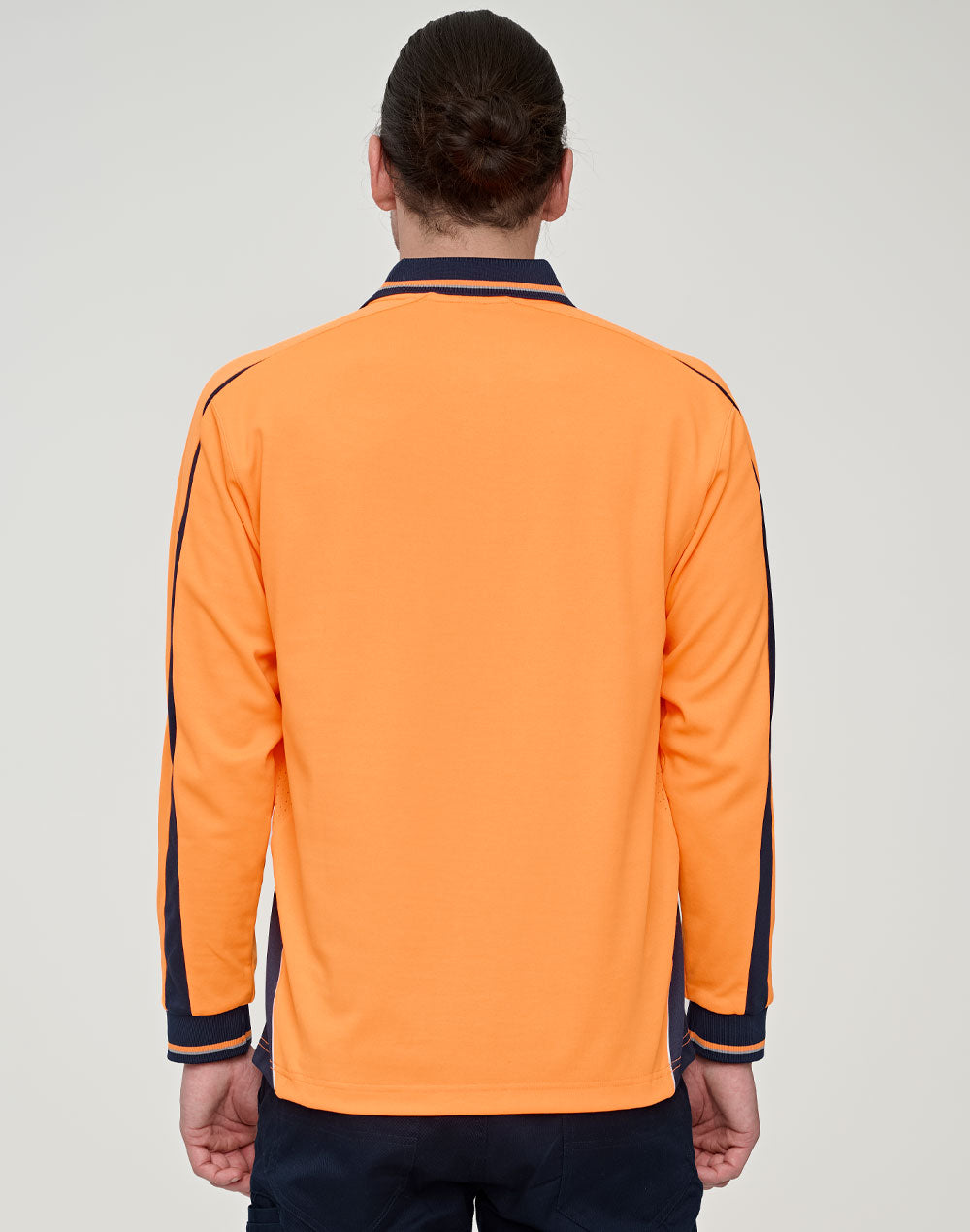 [SW90] Hi-Vis Sustainable Cool-Breeze Truedry Safety L/S Polo