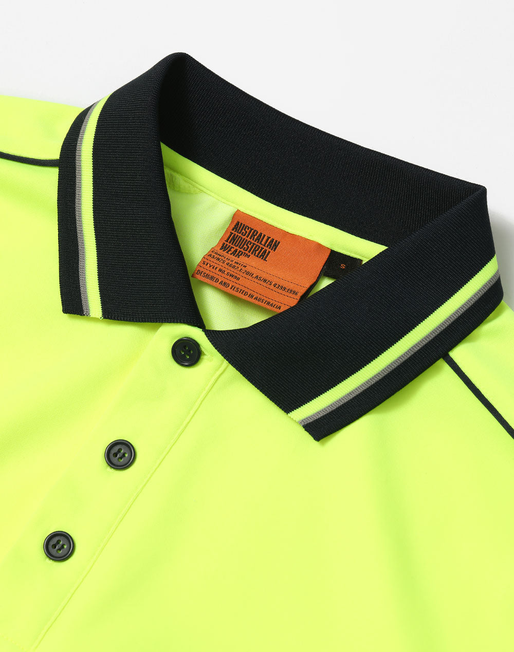 [SW90] Hi-Vis Sustainable Cool-Breeze Truedry Safety L/S Polo